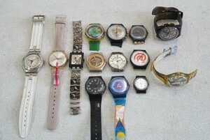 F772 SWATCH/スウォッチ 腕時計 フェイス 文字盤 14点 ブランド アクセサリー SWISS/スイス製 クォーツ 大量 まとめて おまとめ ジャンク品