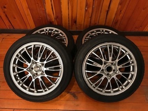 OZ ボッティチェッリ ホイール＆タイヤセット 8J×17 +48 5H PCD112 225/45ZR17 225/45R17 225/45-17 ゴルフ ベンツ などに！ SM54W-TH