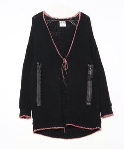 「AMERICAN RAG CIE」 ニットカーディガン X-SMALL ネイビー レディース