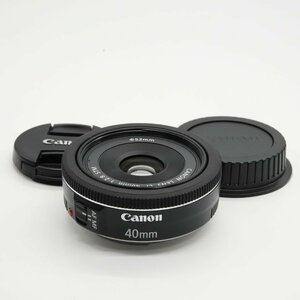 【ほぼ新品】Canon 単焦点レンズ EF40mm F2.8 STM フルサイズ対応