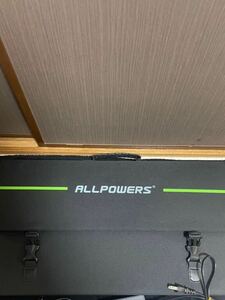 ALLPOWERS ソーラーパネル 140W ソーラーチャージャー 折りたたみ 19-23% 23.5V 