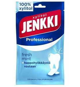 Cloetta Jenkki クロエッタ イェンキ プロ フレッシュミント味 キシリトール ガム 1袋×90g フィンランドのお菓子です