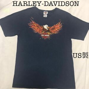 【US製】ハーレーダビッドソン Tシャツ HARLEY-DAVIDSON ハーレー　usa アメリカ製　Hanes ボディー