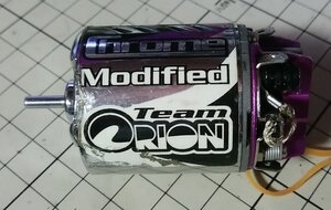 TEAM ORION CHROME Modified ハンドワインド12T ボールベアリング入りラジコンモーター 動作確認済