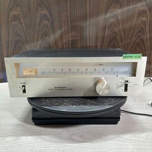 MYM11-528 激安 チューナー PIONEER TX-4400 STEREO TUNER 通電OK 中古現状品 ※3回再出品で処分