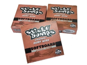 【特別価格】StickyBumps/ステッキーバンプス SOFTBOARD WAX3個セット新品