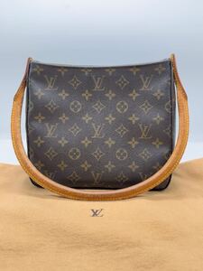 ★ LOUIS VUITTON / ルイヴィトン ルーピングMM モノグラム FL0052 ショルダーバッグ ハンドバッグ 保存袋付き ブランド 中古品 0106HA