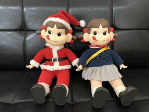 イ）ペコちゃん 人形 不二家 ぬいぐるみ おもちゃ ペア人形　クリスマス　幼稚園