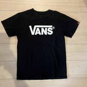 90年代　VANS ロゴTシャツ 半袖Tシャツ 定番ロゴ　ブラック　古着　Sサイズ