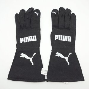 《 未使用品 》PUMA SLW GT7 プーマレーシンググローブ Size：9 ブラック 【 未使用品 / 試着のみ / 自宅保管品 】