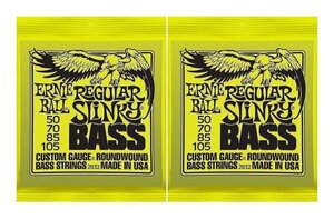 即決◆新品◆送料無料ERNIE BALL 2832×2(REGULARSLINKY50-105/メール便