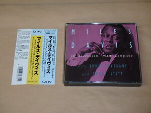 イン・ストックホルム1960コンプリート　/　 マイルス・デイビス（Miles Davis）/　CD　4枚組　/　帯付き