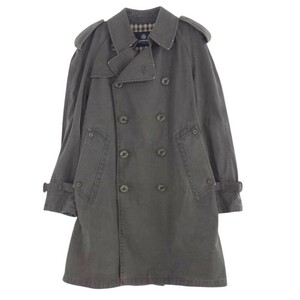 Aquascutum アクアスキュータム 裏地チェック トレンチ コート 34【中古】