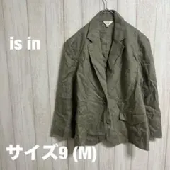 レディース　麻ジャケット　オシャレ