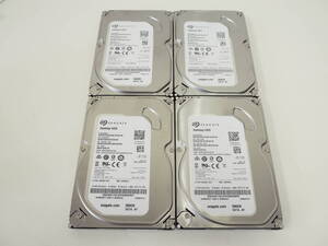 B714 4個セット 500GB Seagate 3.5インチHDD ST500DM002 500GB SATA 4台セット