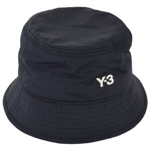 新品【Lサイズ】Y-3 ワイスリー STRIPES BUCKET HAT/ストライプ ロゴ バケットハット/IY4087 BLACK