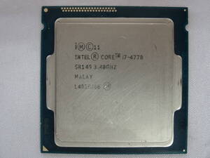 ★Intel /CPU Core i7-4770 3.40GHz 起動確認済み！★ジャンク！！