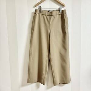 新品3.4万theory luxe(セオリーリュクス)ストレッチクロップドワイドパンツsize36