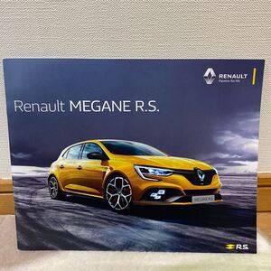 ルノー メガーヌ スポール トロフィー カタログ Renault MEGANE R.S アクセサリーカタログ付き