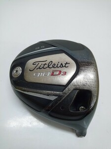 【ヘッド】 1W Titleist 910 D3 9.5度 195g ドライバー タイトリスト ヘッド単品