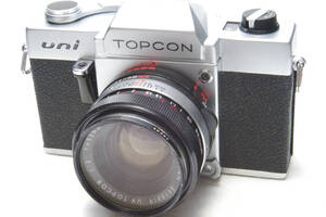 TOPCON TOKYO KOGAKU uni 東京光学 ユニ 35mm フィルム 一眼レフ カメラ Lens Shutter レンズシャッター UVTOPCOR 1：2 f=53mm 訳あり 美品