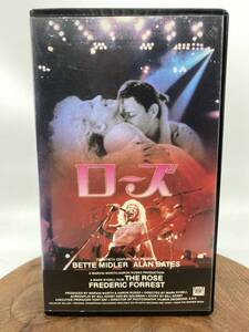 VHS ローズ ROSE ベット ミドラー マーク ライデル レンタルアップ レア 映画 ビデオ ロック ROCK BETTE MIDLER YO3X