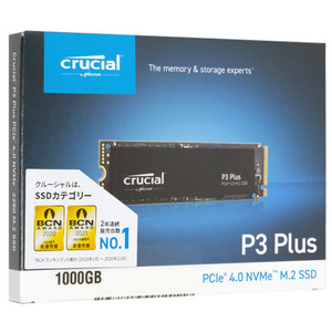 crucial 内蔵型 M.2 SSD P3 Plus CT1000P3PSSD8JP 1TB [管理:1000021412]