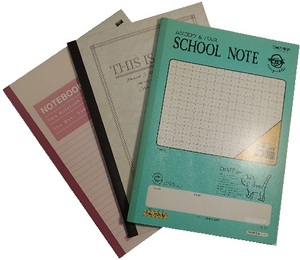 600/ノート/ムツゴロウ&パルス SCHOOL NOTE 5㎜方眼罫 科目シール付 極東/THIS IS NOTE ノ-301.A 7㎜罫 NAKABAYASH/7㎜罫 ダイエー