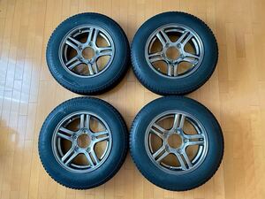 美品★JB23Wジムニー純正ランドベンチャーアルミホイール★DM-V3ブリヂストンブリザックスタッドレス175/80R16★JB64W★2020年製★迅速発送