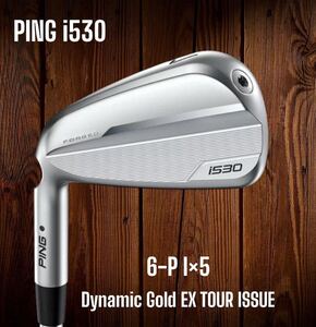 PING ピン i530 アイアン 6-P 5本セット Dynamic Gold EX TOUR ISSUE 左打ち レフティ