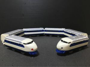 プラレール　車両　大量　ぼくもだいすき　臨時列車シリーズ　0系新幹線6両編成セットより　0系　新幹線　フル6両編成