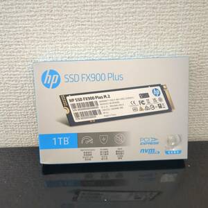 【1円オークション】HP FX900 PlUS 1TB SSD NVMe1.4 M.2 Type 2280 PCIe Gen4×4 最大読込：7400MB/s AAN0105