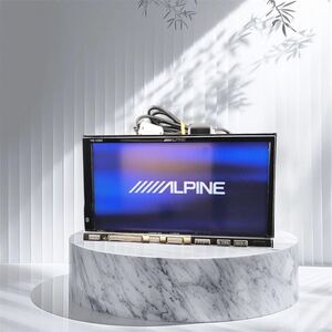 ★即決/ALPINE アルパインHDDナビ /VIE-X08S/TV地デジフルセグ/Bluetooth/USB CD DVD HDD