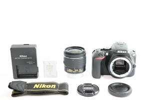 【ショット数1130回】 ニコン Nikon D5600 AF-P 18-55mm VR レンズキット｜デジタル一眼レフ