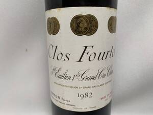 ⑥ CHATEAU Clos Fourtet シャトー クロ フルテ 1982 750ml 15％未満 赤 ワイン