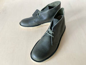 【特価】27cm 緑 クラークス デザートブーツ Clarks DESERT BOOT Green Leather US9/27cm 26115534 ブーツ