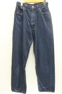 【中古】 orSlow レディースデニムパンツ S BEAMS BOY 別注 Monroe Pants Special 701ZBB orSlow S インディゴブルー 藍 ロゴ