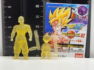 ドラゴンボール 改SGリアルタイプ 消しゴム チャオズ 天津飯 クリア[24i11検]DRAGON BALLアニメヒーローズHGドラケシDG組立式DXフィギュア