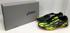 asics アシックス TOQUE 4 トッキ 4 フットサルシューズ ブラック イエロー TST705 27.5cm 241231SK250895