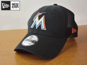 K191《未使用品》NEW ERA ニューエラ 9 FORTY【フリーサイズ】MIAMI MARLINS マーリンズ MLB 野球帽 帽子 キャップ USモデル