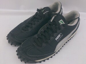 ◇ PUMA プーマ EASY RIDER II TECHNO 381027-02 スニーカー シューズ サイズ23.0cm ブラック レディース E