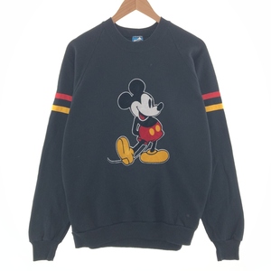 古着 80年代 DISNEY MICKEY MOUSE ミッキーマウス スウェットシャツ トレーナー USA製 レディースXXL ヴィンテージ /taa001070 【SS2406】