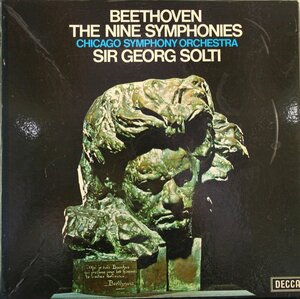 9LP+ボーナス1LP★ボックス★中古LP「BEETHOVEN:THE 9 SYMPHONIES / ベートーヴェン交響曲全集」ショルティ/シカゴ響 DECCA英盤