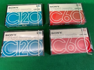 【1021】 カセットテープ SONY C-60　SONY C-120（未使用品）