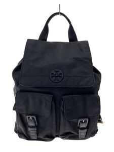 TORY BURCH◆リュック/-/BLK/10006011 05-17