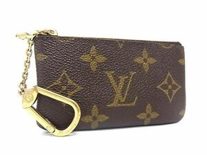 1円 ■美品■ LOUIS VUITTON ルイヴィトン M62650 モノグラム ポシェット クレ コインパース コインケース 小銭入れ ブラウン系 FD1243