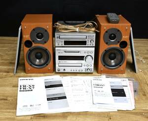 OY8-62【現状品】通電確認済|ONKYO オンキョー ミニコンポ CDR-SX7 FR-X7 D-SX7｜スピーカー・CD/MDプレーヤー・FM/AMラジオ｜オーディオ