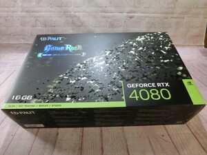 T【4つ-74】【140サイズ】Palit パリット/GeForce RTX 4080 GameRock グラフィックボード/※動作未確認