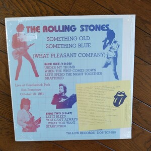 rolling stones something old something blue ローリング・ストーンズ live analog record vinly レコード アナログ LP