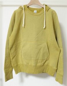 WAREHOUSE ウエアハウス 2ND-HAND セコハン Lot 475 HOODED SWEATSHIRT FADED 後付 スウェット パーカー M 38-40